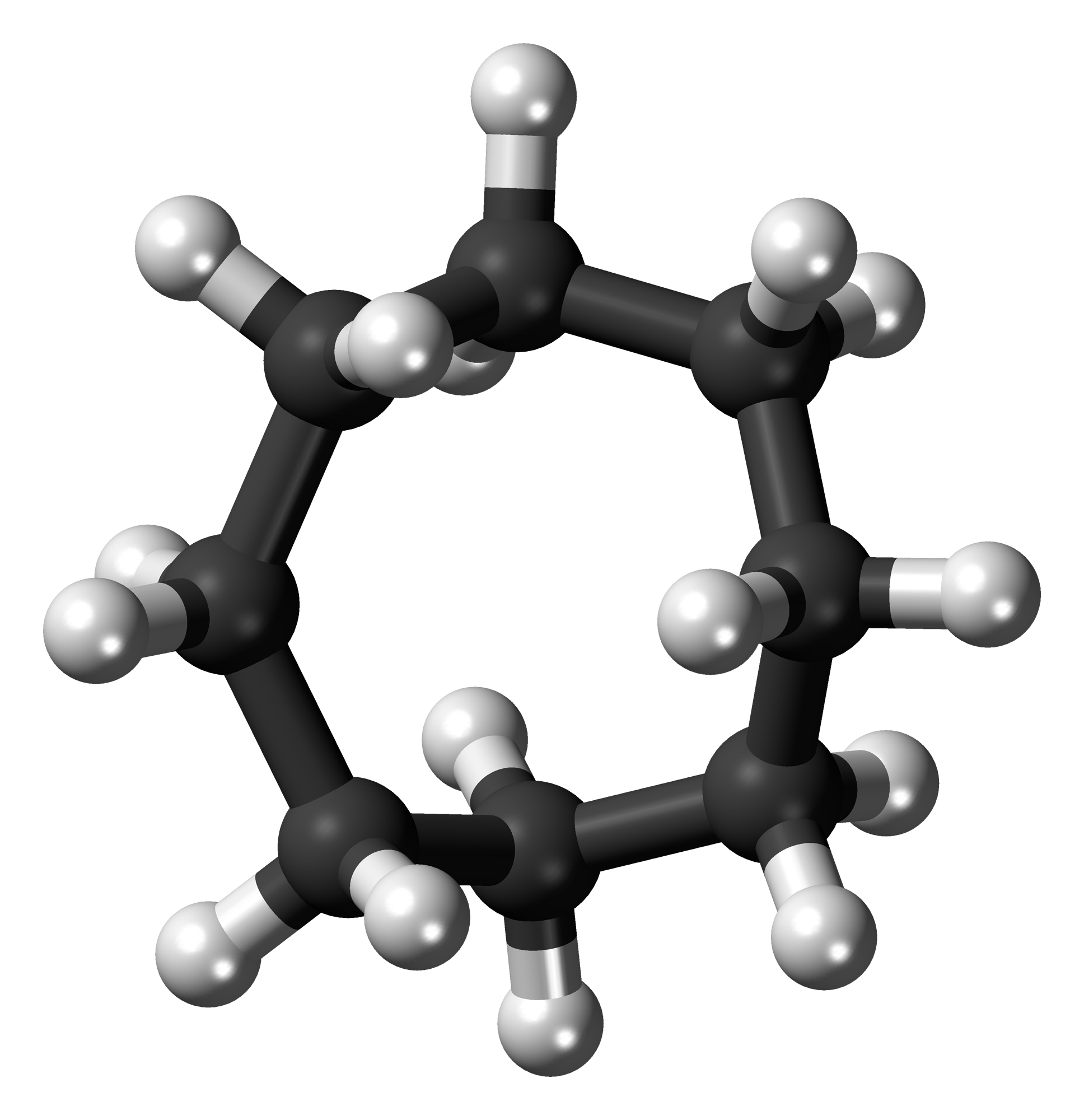 Image of a cyclooctane molecule